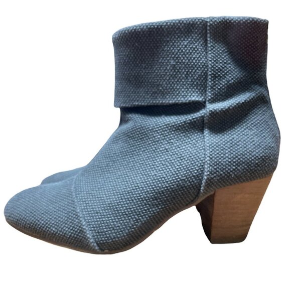 Bucco Ankle Boots - Denim - Picture 3 of 13